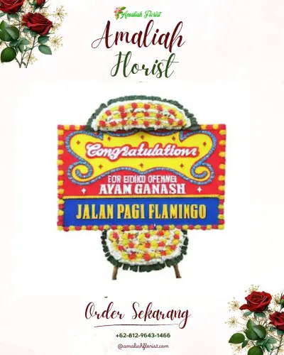 Bunga Papan Congratulation di Kangkung